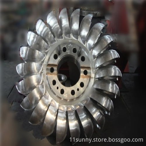 hydro power micro pelton turbine runner / wheel for sale